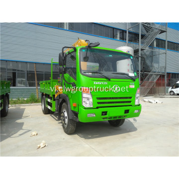 LHD gấp cần cẩu xe tải 5 tấn